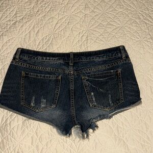 Forever 21 Dark Blue Jean Shorts